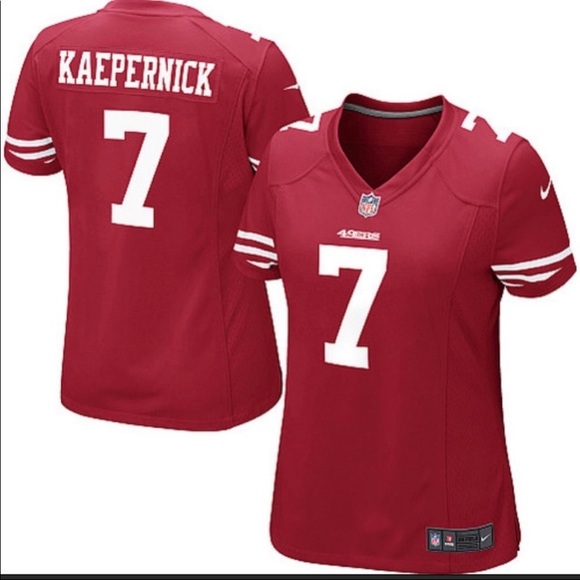 Nike Tops - Nike Women’s Official 49ers Kaepernick Jersey